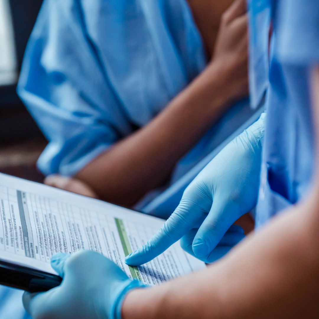 Medical documents.